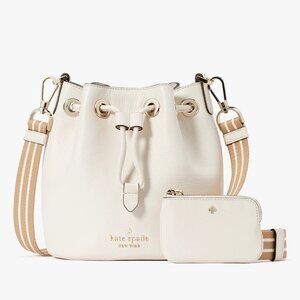 Kate Spade Parchment White Small Rosie Bucket Crossbody